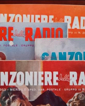 IL CANZONIERE DELLA RADIO 1953-54 RIVISTE VINTAGE 