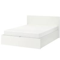 Letto IKEA MALM bianco con contenitore – usato
