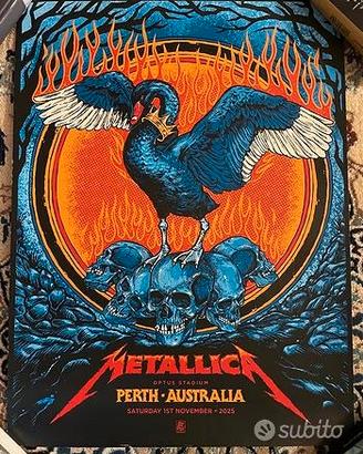 Metallica M72 WT - Pop Up Poster Perth Numbered