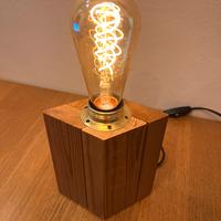 Lampada legno vintage