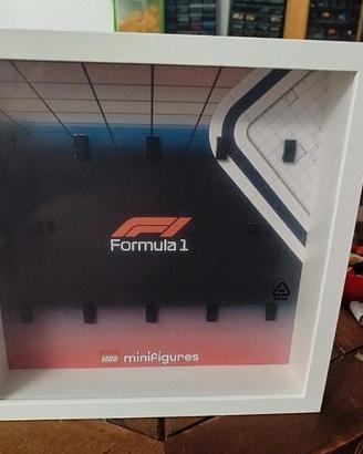Lego cornice bianca serie mini f1 collection 