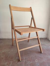 Sedie pieghevole in legno