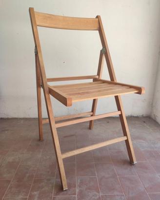 Sedie pieghevole in legno