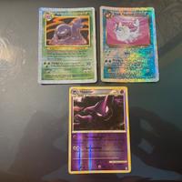 Lotto di 3 carte Pokémon