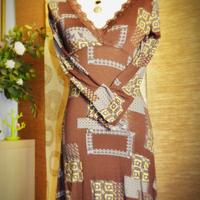 Abito donna vintage Y2K viscosa autunno/inverno