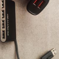 Adattatori usb+adattatore doppio USB+ barco wifi