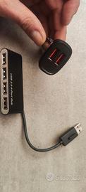 Adattatori usb+adattatore doppio USB+ barco wifi