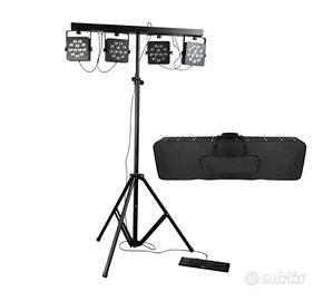 Barra Proel PLLEDKITHP 4 X 12 con borse e stativo