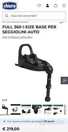 Base isofix chicco seggiolino ovetto