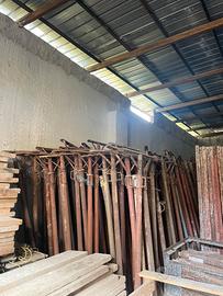 Puntelli a croce per edilizia - 2,3 - 6 m