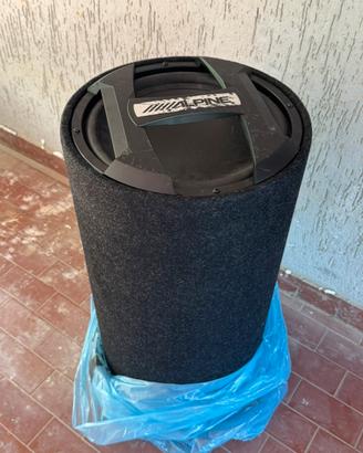 Subwoofer Alpine 30 + almpli Phonocar 400watt