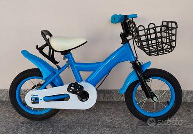 Bicicletta a pedali bambino 2-4 anni 12 pollici
