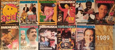 rivista Fare Musica annata completa 1989
