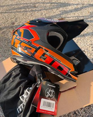 Casco HEBO Cross Enduro taglia L mai usato