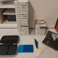 NintendoDS+26giochi+ custodia e caricabatterie