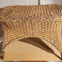 Tavolino da giardino vimini + legno