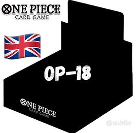PREORDER One Piece Card Game Box OP 18 ENG