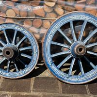 Ruote decorative in legno, design elegante