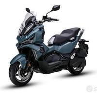 Scooter sym adx 125 e5 verde petrolio