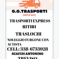 Servizio di trasporto e trasloco