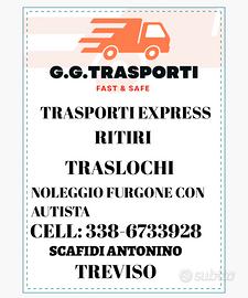Servizio di trasporto e trasloco