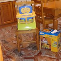 SEGGIOLINA ALZABIMBO E POLTRONCINA DA VIAGGIO