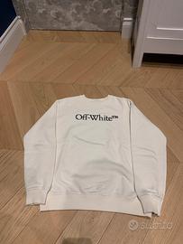 Felpa off white 12 anni invernale