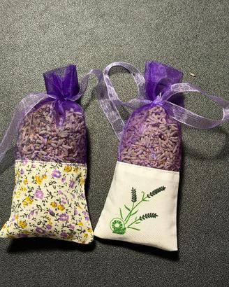 10 sacchetti di lavanda essiccata