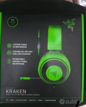 cuffie gaming Razer Kraken  7.1 PC, PS, Xbox