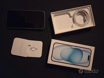 IPhone 15 128 gb azzurro in garanzia