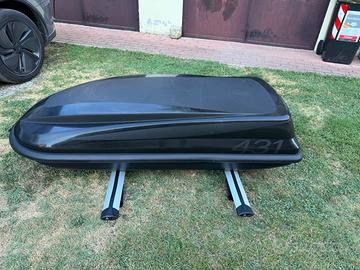 Baule tetto CAM 431 + barre Althura TORQUE 127