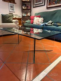 Tavolo in vetro anni ‘90 Bacco di Tonelli Design