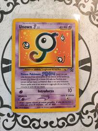 Carta Unown promo black star n. 38
