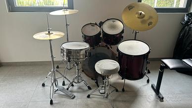 Batteria pearl vision SST rossa