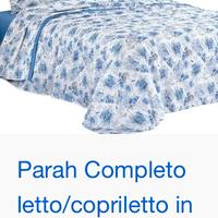 Completo lenzuola matrimoniale in raso di cotone