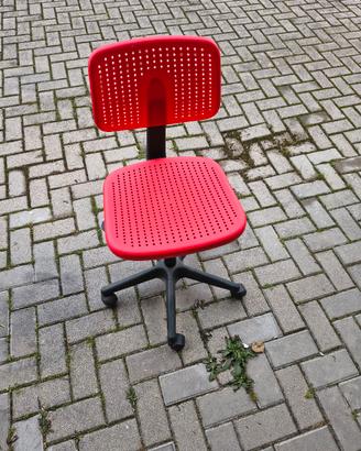 sedia pneumatica con rotelle ikea