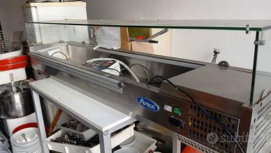 Porta gusti refrigerato pizzeria completo