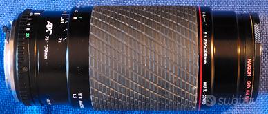 Sigma Apo 75-300 mm F4.5 - F 5.6 Zoom per Yashica