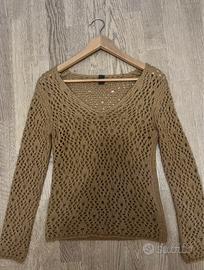 Maglione D&G Vintage lavorato a traforo