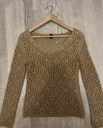 Maglione D&G Vintage lavorato a traforo