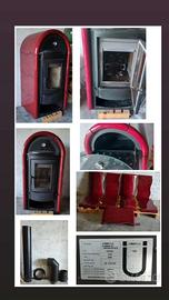 Stufa a legna modello nordica 