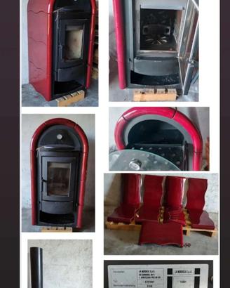 Stufa a legna modello nordica 