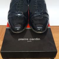 Scarpe Vintage Vernice nero Pierre Cardin Paris 39