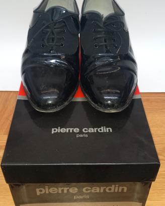 Scarpe Vintage Vernice nero Pierre Cardin Paris 39