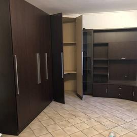 Armadio con scrivania ad angolo