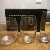 18 bicchieri vetro cristallino superiore di Boemia