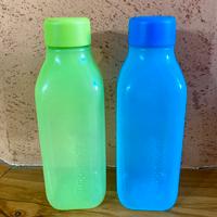 Due  eco  bottiglie Tupperware da 500 ml ciascuno