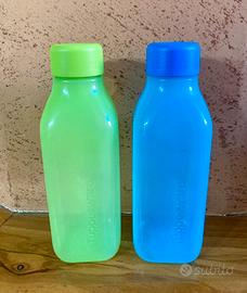 Due  eco  bottiglie Tupperware da 500 ml ciascuno