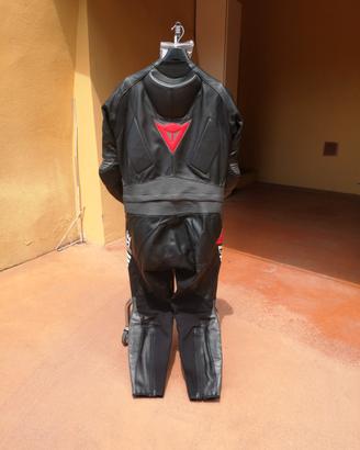 tuta moto 56 dainese divisibile in pelle