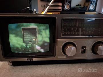 Tv a colori cassetta e radio portatile Jvc CX 500